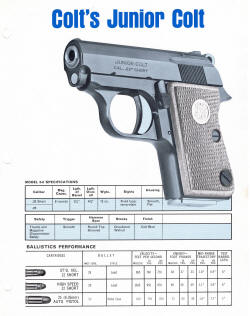 1969 Colt's Junior Colt pistol