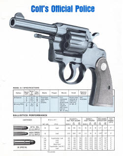 1969 Colt Official Police revolver
