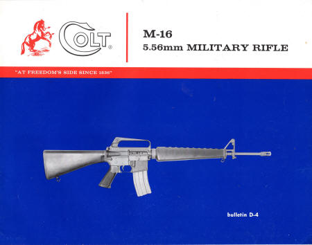 Colt 1974 M-16 D4-brochure cover