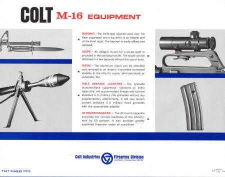 Colt 1974 M-16 D4-brochure back cover