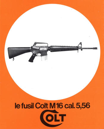 1974 colt M-16 military brochure
