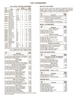 1991 suggested retail price list and custom shop buyer's guide page 2