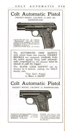 Colt Model Automatic Pistols with images-1
