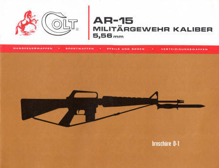 Colt-AR-15-1964-German-D-1 manual cover