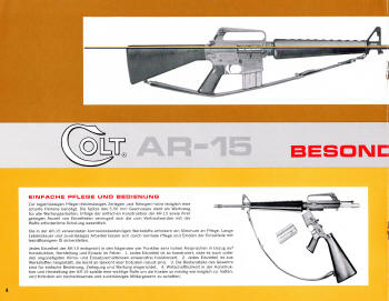 1964 Colt AR-15 military caliber 5.56mm Bulletin D-1, page 4