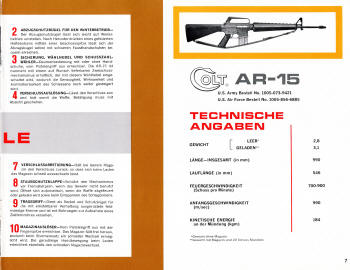 1964 Colt AR-15 military caliber 5.56mm Bulletin D-1, page 7