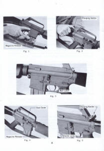 1964 Images of a Colt AR-15 Sporter Rifle, Caliber .223, Operation and Maintenance manual