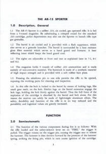 1968 Instructions for a Colt AR-15 Sporter Rifle, Caliber .223, Operation and Maintenance manual-2