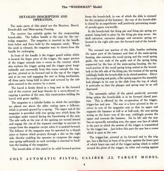 Colt 1940's the woodsman hand book page 4