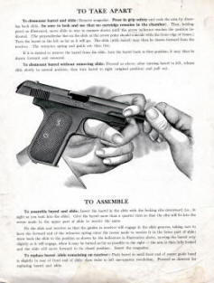 Colt M1908 Automatic Pistol, Hammerless form M-77 page 4