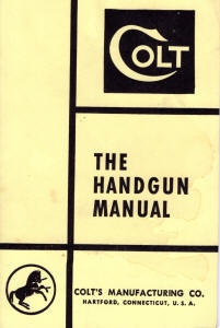 1960s Colt 'The Handgun Manual' cover