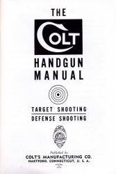 1960s Colt 'The Handgun Manual' first page