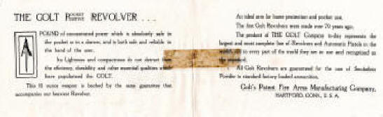 Inside of the pocket positive pamphlet 1920