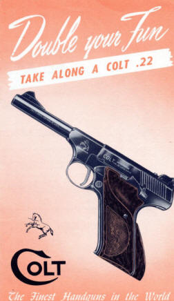 Colt_1950s_Woodsman brochure 'double your fun'