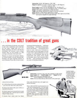 Colt's 1958 Rifles: Colteer, Coltsman & Coltmaster scope Brochure, 2