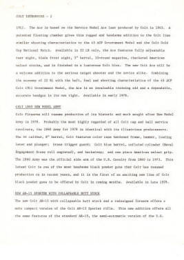 Colt introduction of the AR-15 collapsable stock 1978 page 2