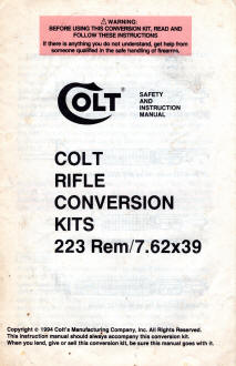 Colt 1994 Rifle conversion kit 223/7.62x39