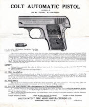 Colt 1908 automatic pistol vestpocket .25