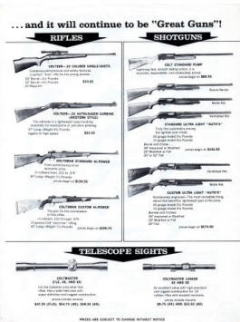First of the 2 sided Colt Dealer flyers 1