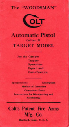 1927 Colt: The "Woodsman" Model Brochure later version