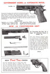Colt 1949 Catalog, PL-227 (3-11-1949) showing conversion kit