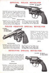 Colt 1949 Catalog, PL-227 (3-11-1949) showing revolvers