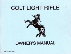Colt light rifle 1973-1988 catalog