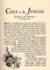 Colt On The Trail Handbook 1934 page 3