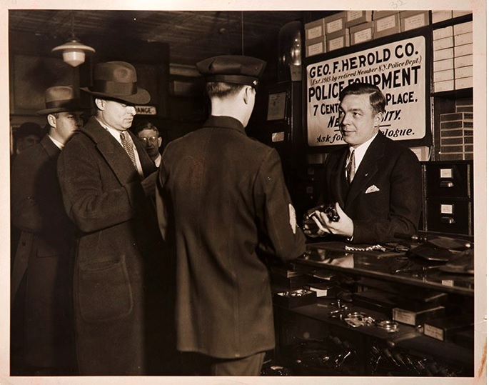 The George Herold gun shop in New York