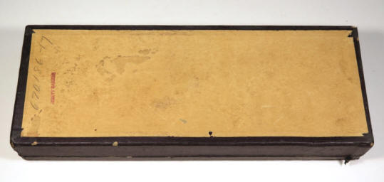 Colt box bottom with SN  for 1937 official police revolver