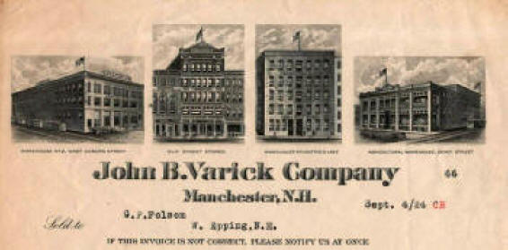 John B. Varick Company, Hardware 1948