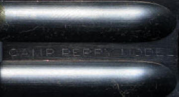 Colt Camp Perry engraving on side of pistol