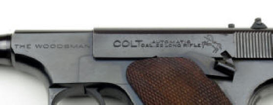 Colt 'Woodsman' Automatic Target Pistol 1929 close up