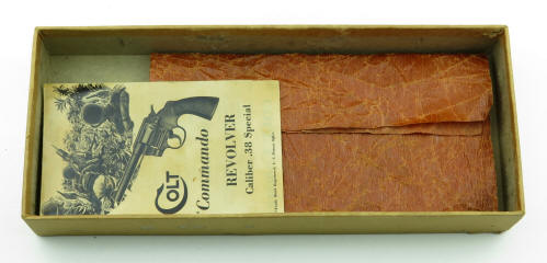WW2 Colt Commando .38 revolver kraft box interior