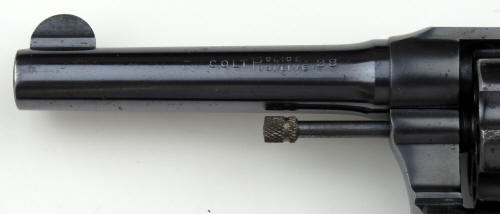 Colt 1928 police positive revolver marked  AM. RWY. EXP. barrel markings