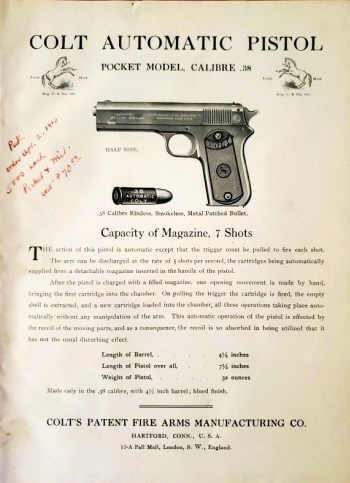 &nbsp;Colt-1907-automatic-pistol-38-pocket-model-Pall-Mall address