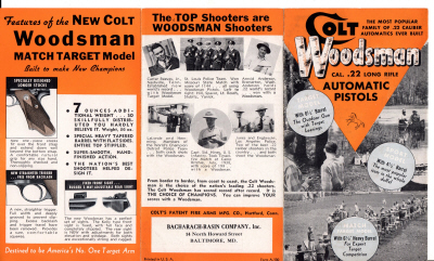 A-130 "The Woodsman Match .22 LR Automatic Pistols"