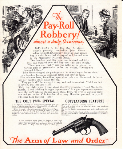 A-19 "Now this cashier carries a Colt" 2