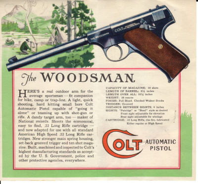 &nbsp;A- 77 "The Woodsman .22 Colt Automatic Pistol"  2nd of 4 versions-2