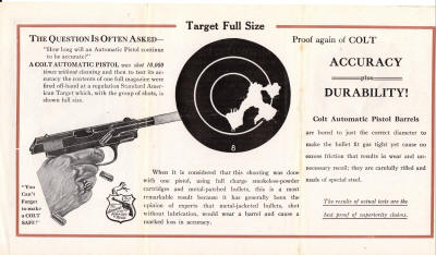 The Accuracy and Durability of Colt Pistols 2