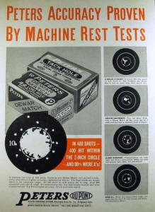 peters 1938 target box ad