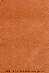 1964 Colt AR-15 sporter rifle back page