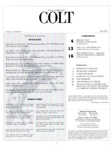 1995 fall rampant colt magazine content