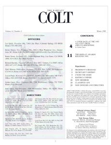 1995 winter rampant colt magazine content