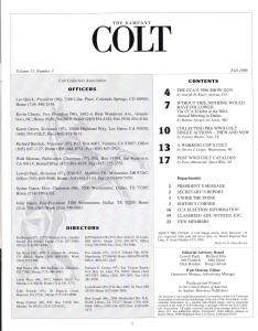 1996 summer rampant colt magazine contents