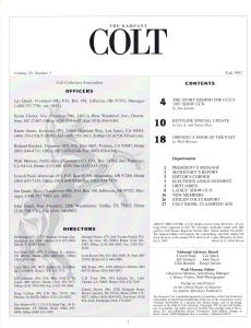 1997 fall rampant colt magazine content