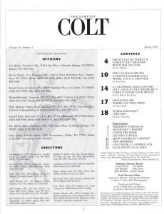 1997 winter rampant colt magazine content