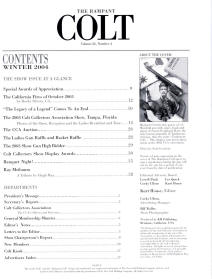 2004 winter show the rampant colt magazine contents