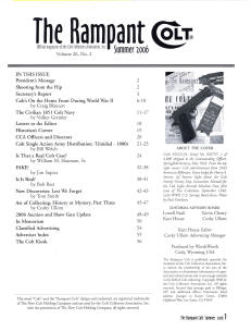 2006 Summer Rampant Colt magazine contents