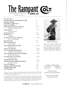 2010 Spring-1-rampant colt magazine contents